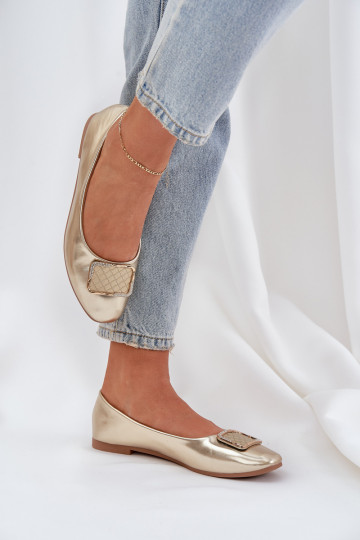 Eko bailarinas con adornos color dorado Tulnelia