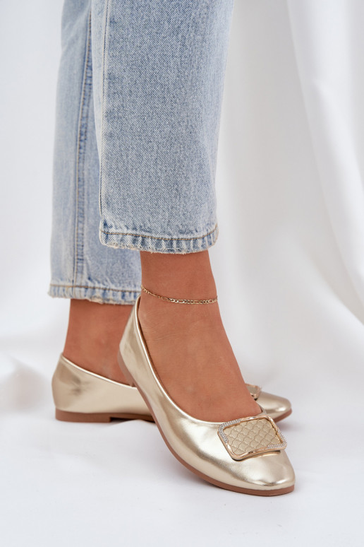 Eko bailarinas con adornos color dorado Tulnelia