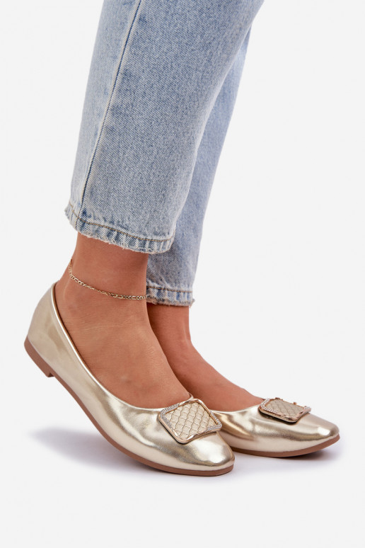 Eko bailarinas con adornos color dorado Tulnelia