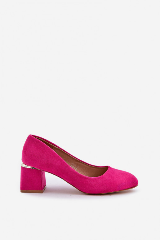 Eko Zapatos de gamuza con tacones color rosa Veniffia Eko Zapatos de gamuza con tacones color rosa Veniffia
