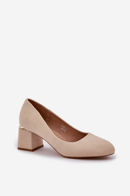 Eko Zapatos de gamuza con tacones beige Veniffia Eko Zapatos de gamuza con tacones beige Veniffia