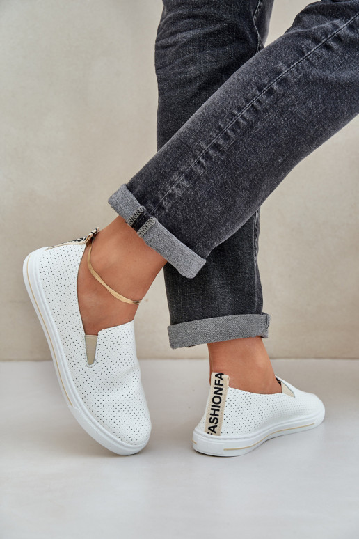 Un modelo convincente Eko Piel Femenino Zapatillas zapatos casuales con una nota color marfil Zalinne Un modelo convincente Eko Piel Femenino Zapatillas zapatos casuales con una nota color marfil Zalinne