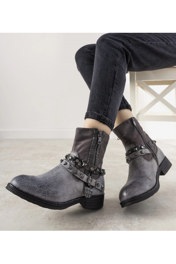 Botines grises con diadema... 2