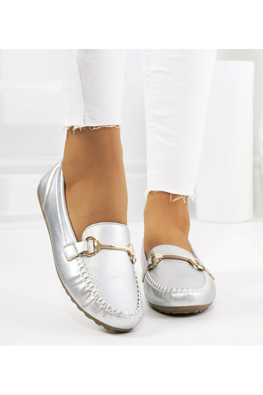 Mocasines Ilana de mujer color plata
