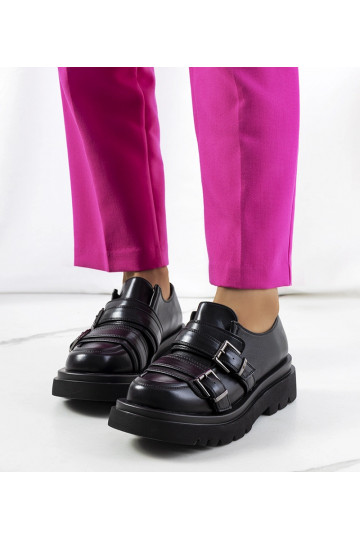 Zapatos Oxford negros Rigan