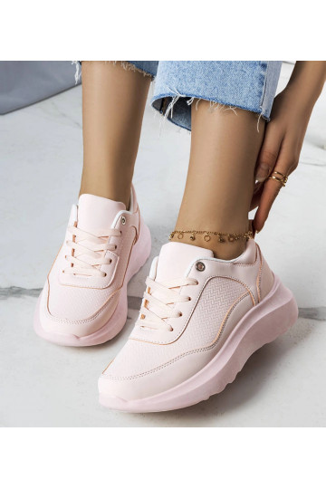 Zapatillas rosas con suela... 2