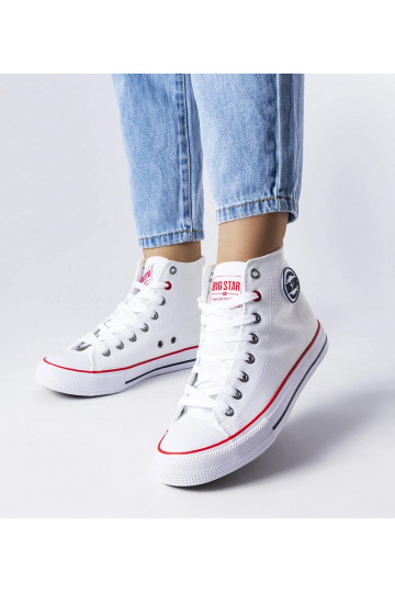 Zapatillas blancas de caña...