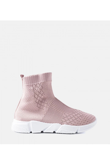 Zapatillas calcetín rosas...