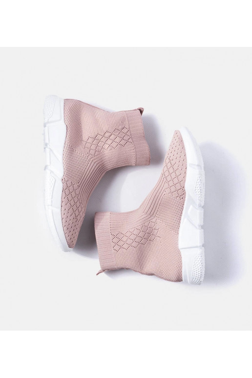 Zapatillas calcetín rosas de Olot
