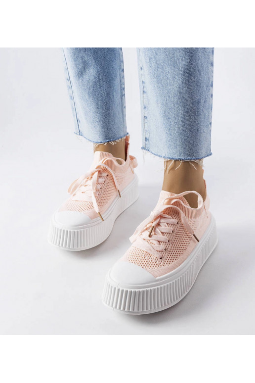 Zapatillas deportivas elásticas rosas...