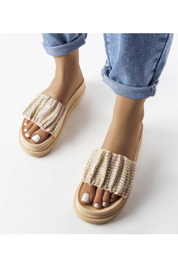 Mules plataforma rosas con... 2