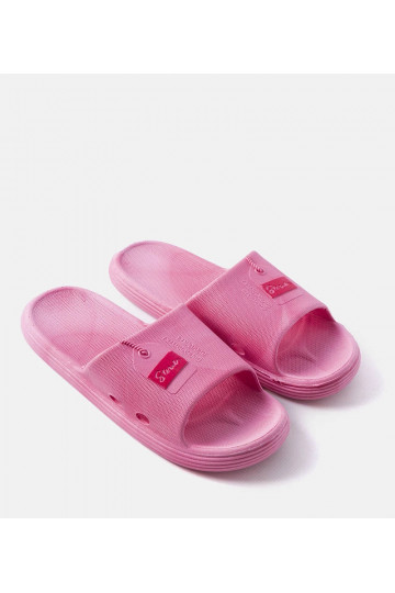 Chanclas de espuma rosa...