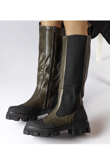Botas altas verdes Pasquale 2