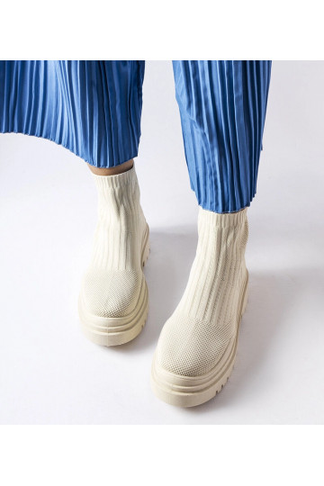 Zapatillas altas beige Marks