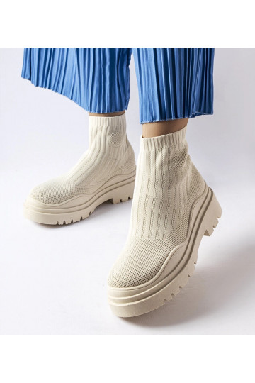 Zapatillas altas beige Marks 2