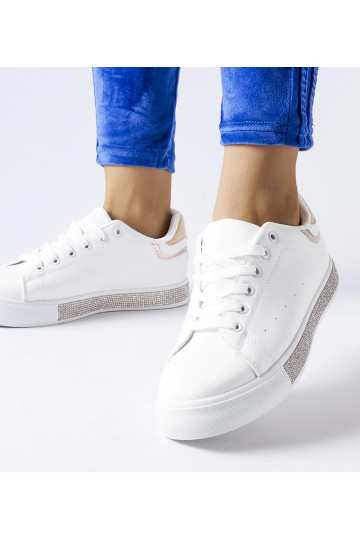 Zapatillas blancas y beige... 2