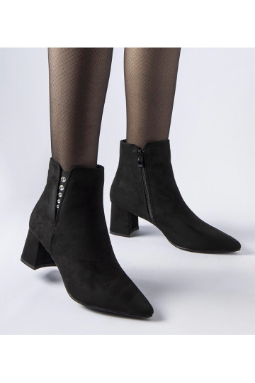 Botines negros de ante... 2