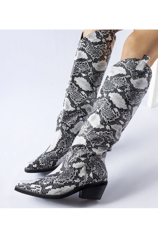 Botas vaqueras con estampado de...