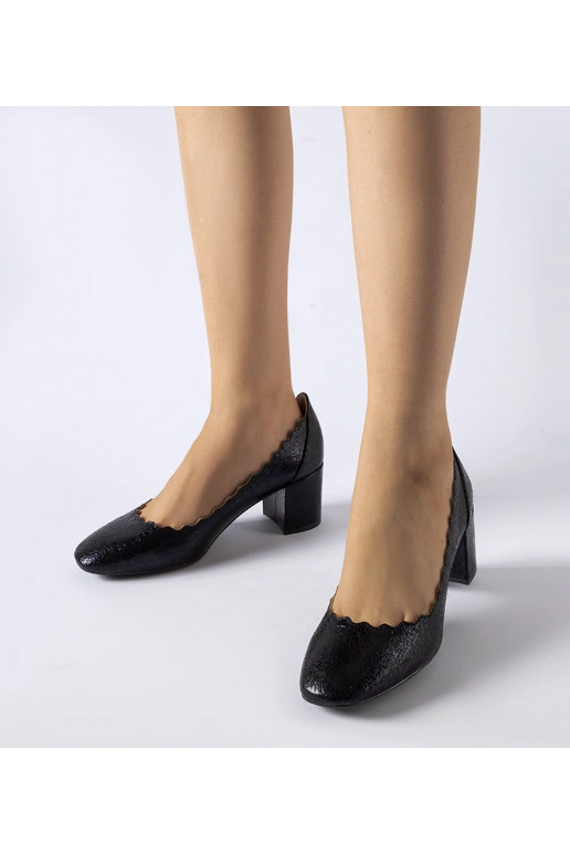 Zapatos de salón negros con tacón de...