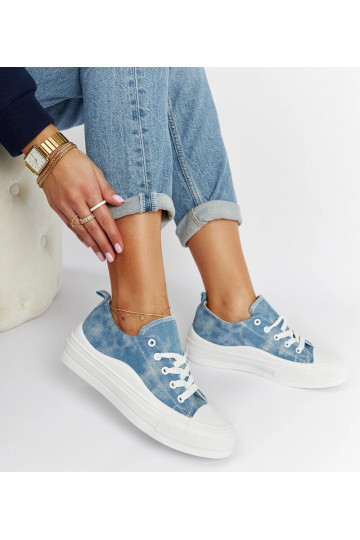 Zapatillas de plataforma Blais azules
