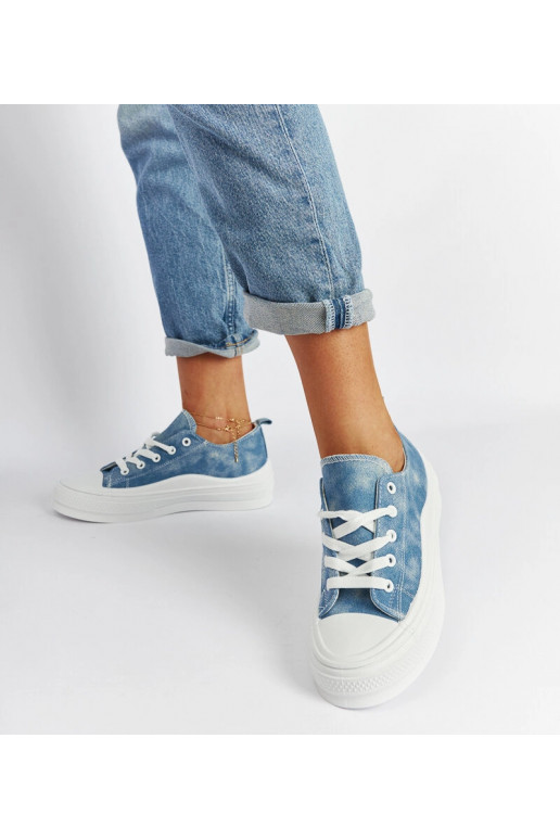 Zapatillas de plataforma Blais azules