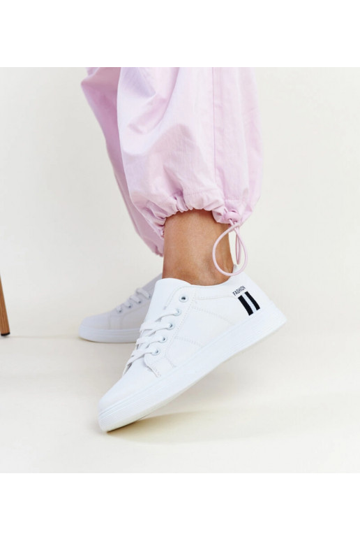 Zapatillas blancas de mujer con...