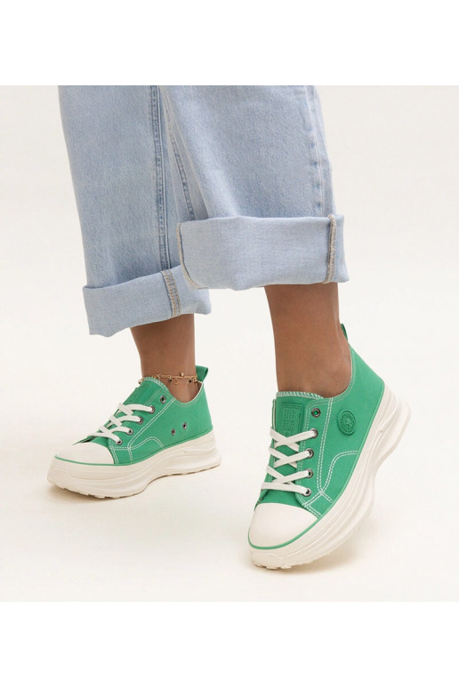 Zapatillas deportivas verdes con...