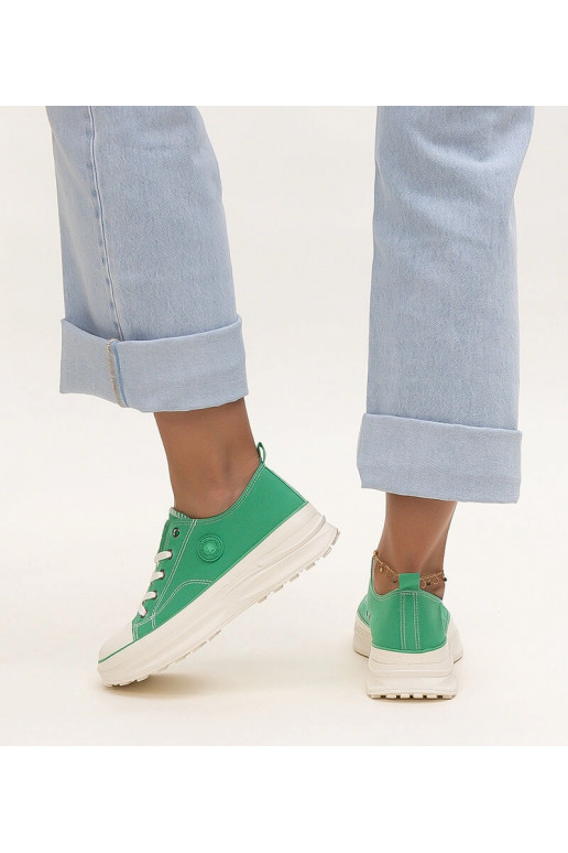 Zapatillas deportivas verdes con...