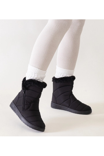 Botas de nieve negras...