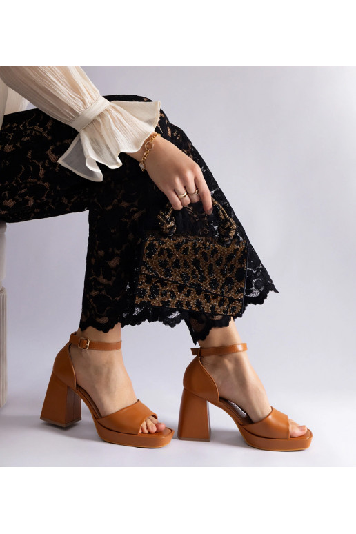 Sandalias Isolina de tacón grueso en...