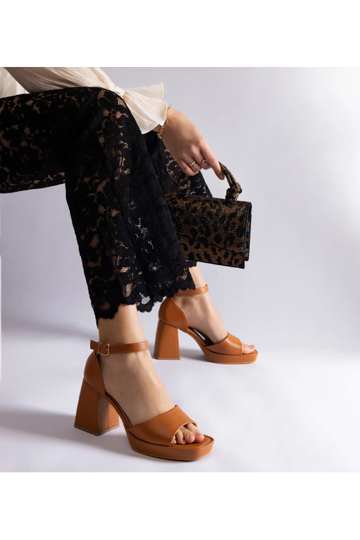 Sandalias Isolina de tacón grueso en...