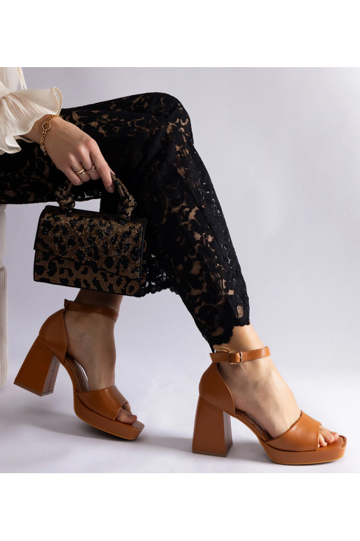 Sandalias Isolina de tacón grueso en...