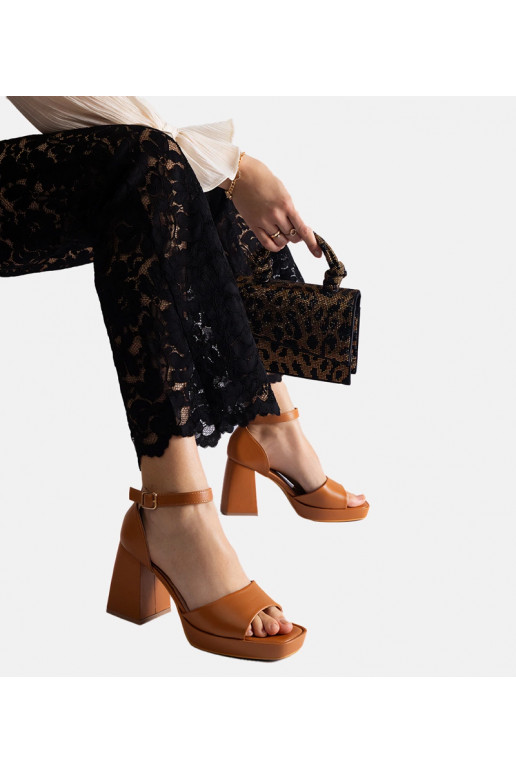 Sandalias Isolina de tacón grueso en...