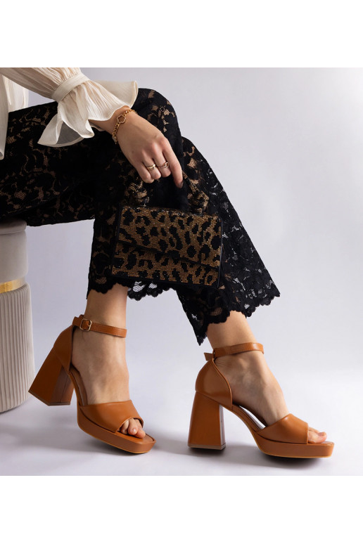 Sandalias Isolina de tacón grueso en...