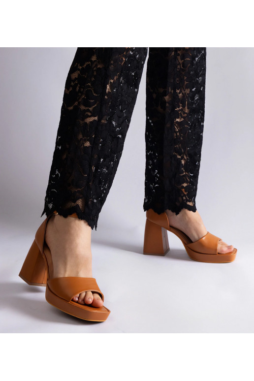 Sandalias Isolina de tacón grueso en...