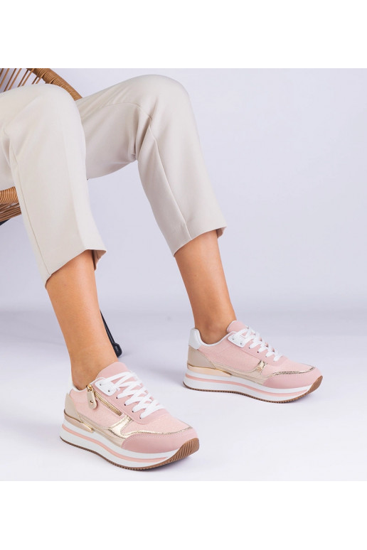 Zapatillas deportivas rosas con...