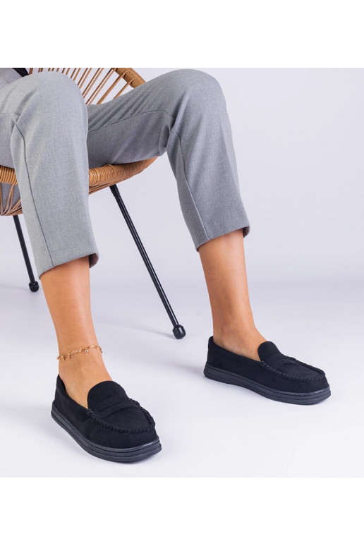 Zapatos de mujer negros de ante...