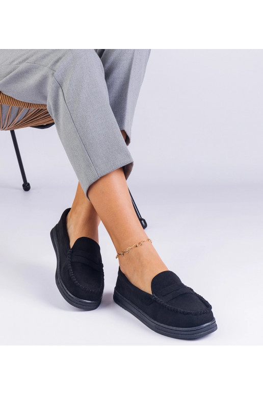 Zapatos de mujer negros de ante...