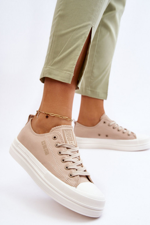 Bajo con cordones Zapatillas Big Star LL274969 beige Bajo con cordones Zapatillas Big Star LL274969 beige