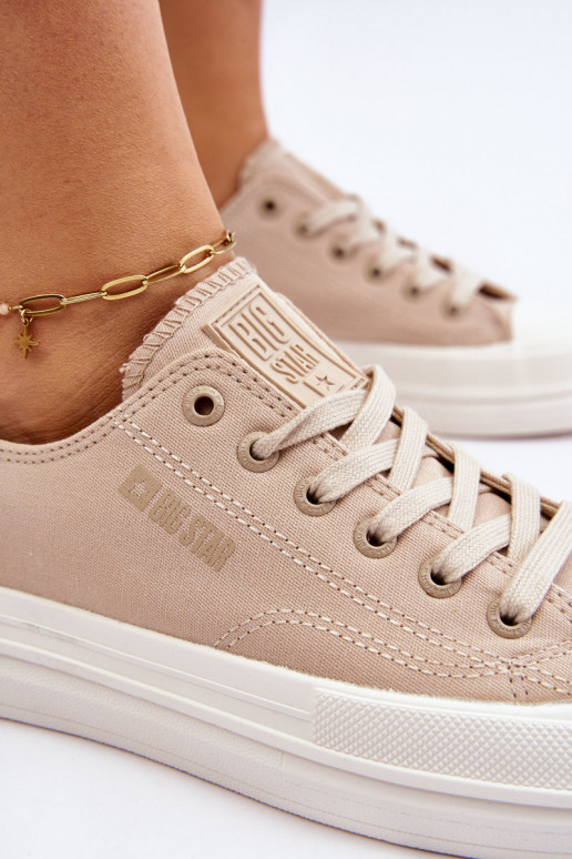 Bajo con cordones Zapatillas Big Star LL274969 beige Bajo con cordones Zapatillas Big Star LL274969 beige