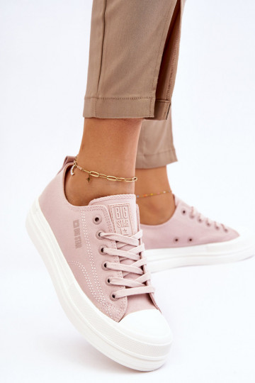 Bajo con cordones Zapatillas Big Star LL274970 Nude