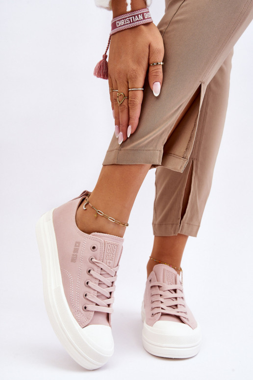 Bajo con cordones Zapatillas Big Star LL274970 Nude