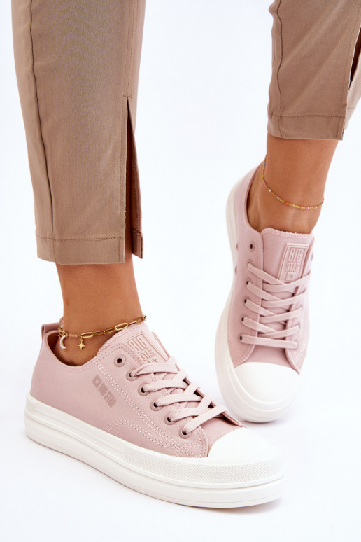 Bajo con cordones Zapatillas Big Star LL274970 Nude