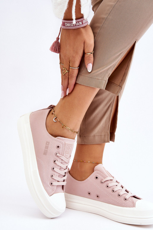 Bajo con cordones Zapatillas Big Star LL274970 Nude