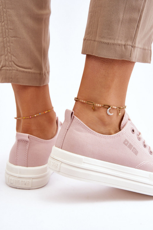 Bajo con cordones Zapatillas Big Star LL274970 Nude