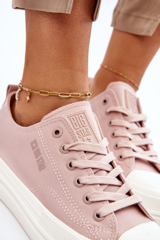 Bajo con cordones Zapatillas Big Star LL274970 Nude