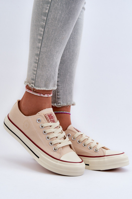 Bajo Zapatos de ocio Big Star NN274272 beige