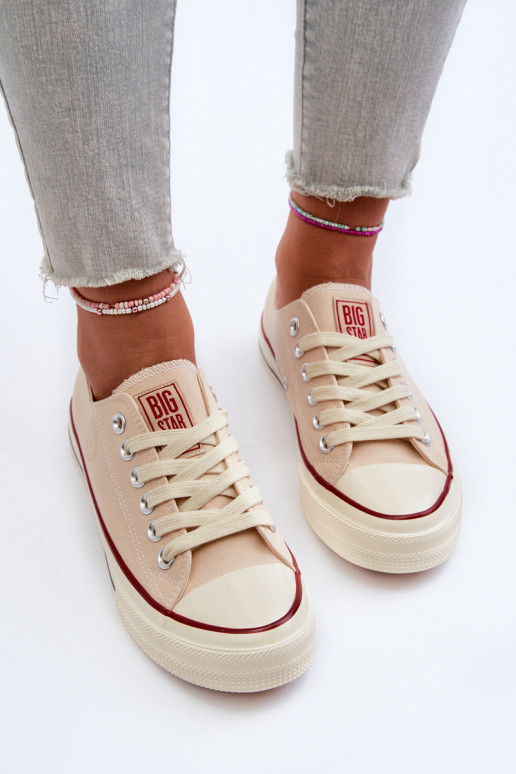 Bajo Zapatos de ocio Big Star NN274272 beige