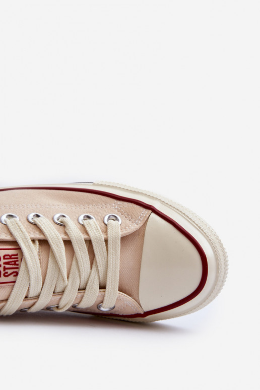 Bajo Zapatos de ocio Big Star NN274272 beige