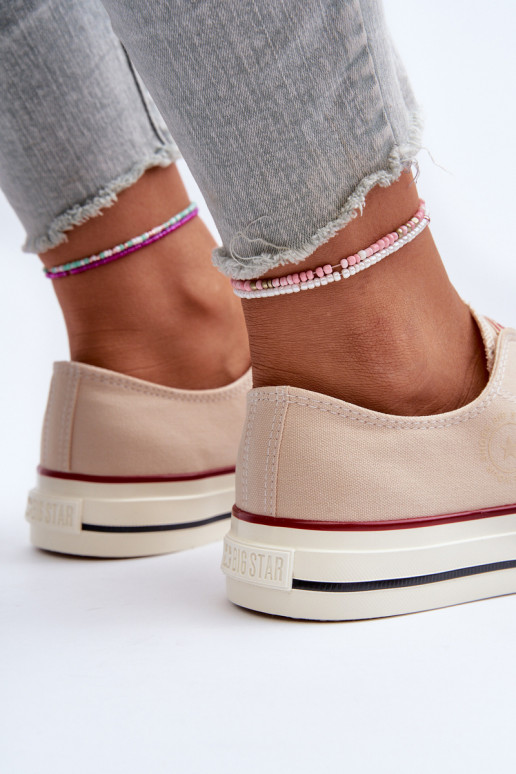 Bajo Zapatos de ocio Big Star NN274272 beige